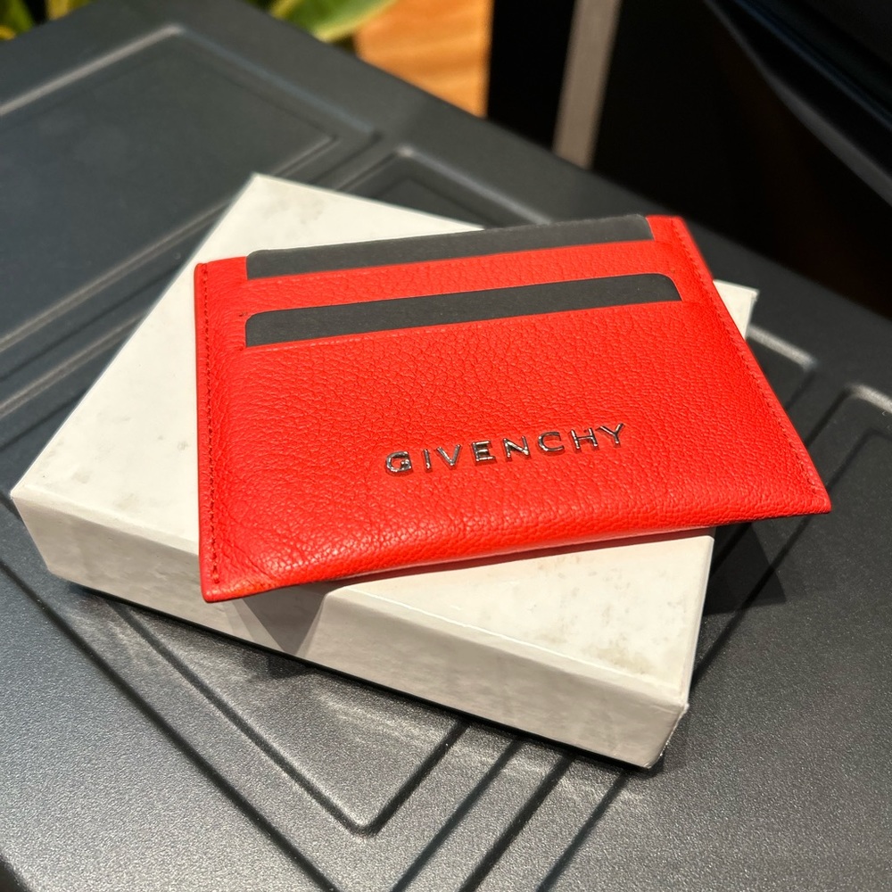 Givenchy Paris Card Holder Case Orange.